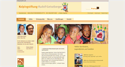 Desktop Screenshot of kolpingstiftung.de